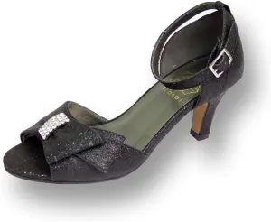 Floral Elisa Women's Wide Width Evening Dress Shoes for Wedding, Prom, Dinner