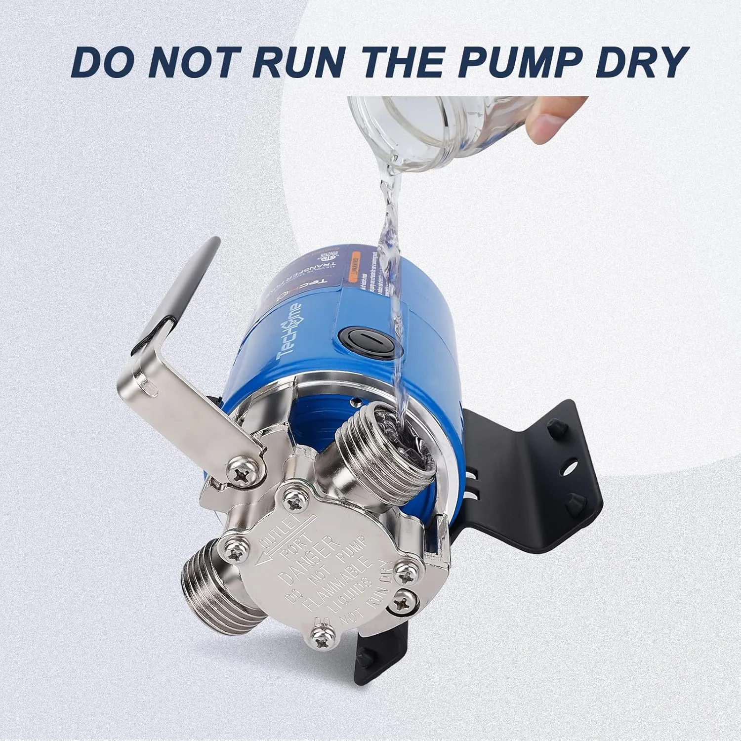 Garden Pump With Hose, 115V 1/10HP 330GPH Mini Electric Water Transfer Pump Waterbed Drain Pump, With Suction Hose Kit.
