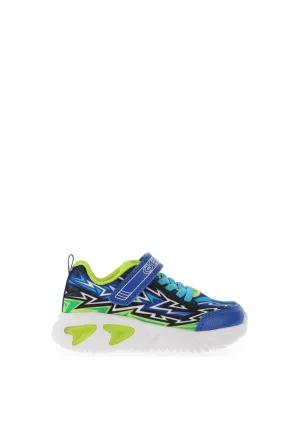 Geox Boys Lights Assister Velcro Trainer, Blue