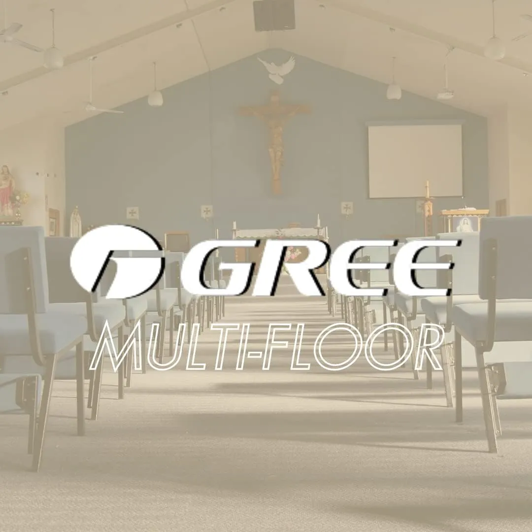 Gree 30,000 BTU Multi21  Quad-Zone Floor/Ceiling Mini Split Air Conditioner Heat Pump 208/230V SEER 21 (9-9-12-12)