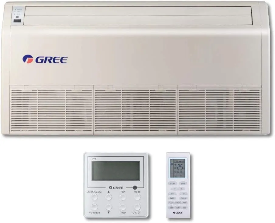 Gree 30,000 BTU Multi21  Quad-Zone Floor/Ceiling Mini Split Air Conditioner Heat Pump 208/230V SEER 21 (9-9-12-12)