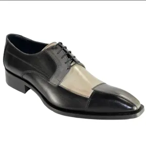 Handmade Three Tone Derby Dress Shoes for Men