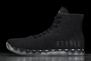 HIGH-TOP BLACK PATCHWORK TRAINER (MEN'S)