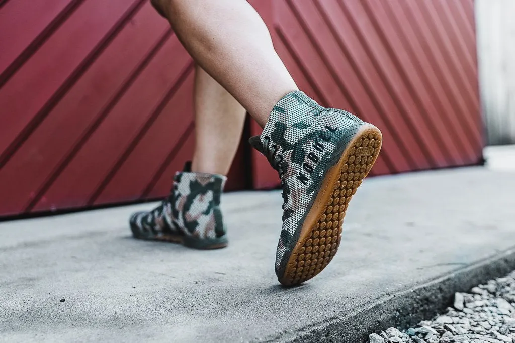 HIGH-TOP WOODLAND CAMO TRAINER (WOMEN'S)