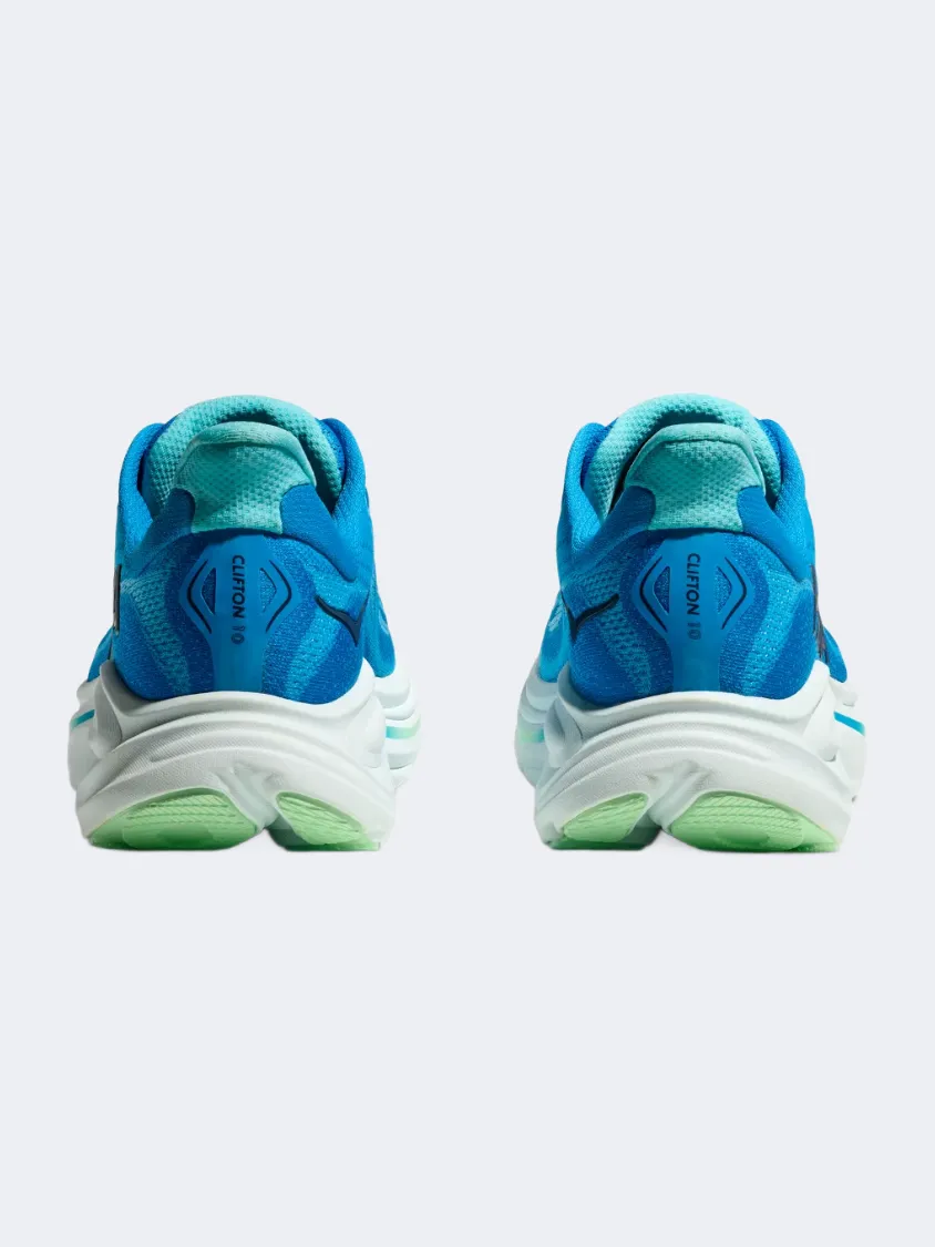 Hoka Clifton 10 Men Running Shoes Blue