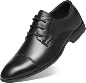 HOOENG Dress Oxford Formal Shoes for Men Lace Up Crocodile Print Derby Shoes Round Cap Toe Leather Slip Resistant Block Heel Low Top Anti-Slip Wedding (Size : 13, 颜色 : Crocodile Print)