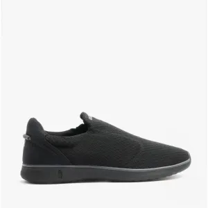 Hush Puppies GOOD Mens Recycled Slip-On Trainers Black