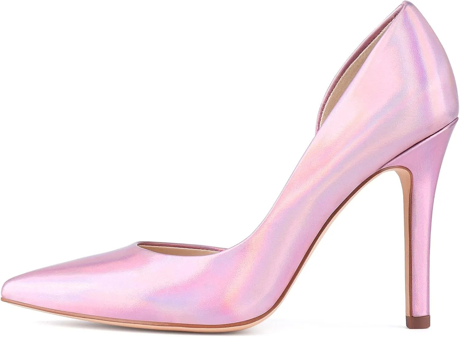 JENN ARDOR Stiletto High Heel Shoes for Women: Pointed, Closed Toe Classic Slip On Dress Pumps