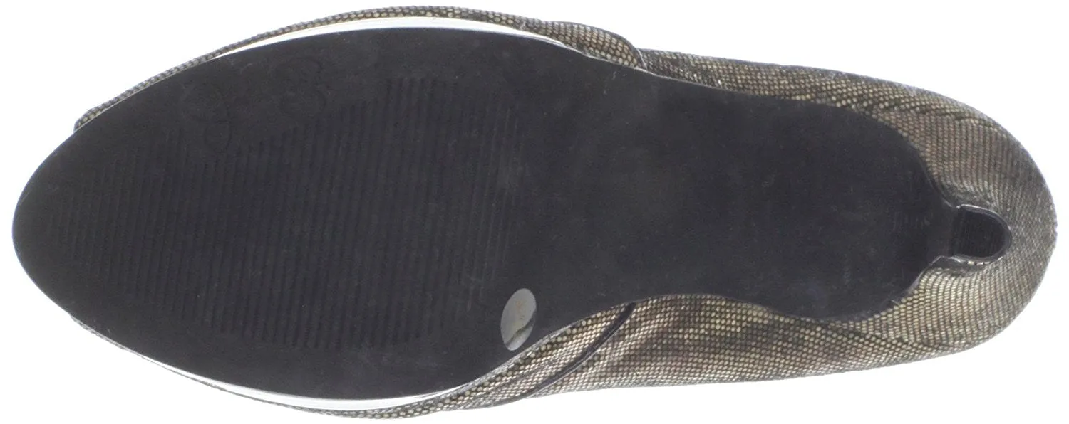 Jessica Simpson Women's Evette Platform Pump,Tarnish Gold,6 M US