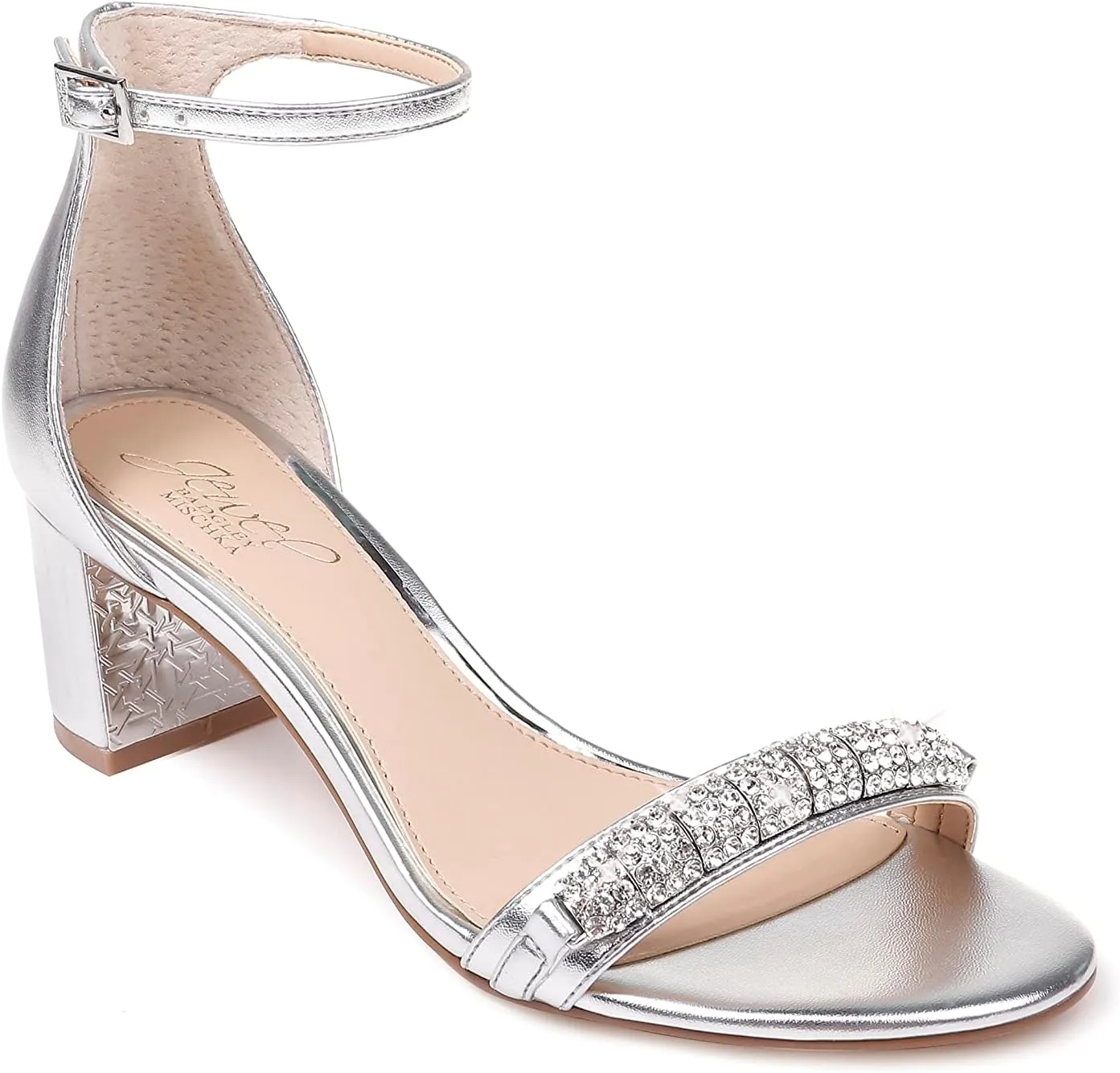 Jewel Badgley Mischka Ramsay Open Toe Block Heel