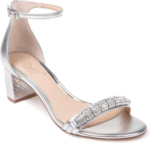 Jewel Badgley Mischka Ramsay Open Toe Block Heel