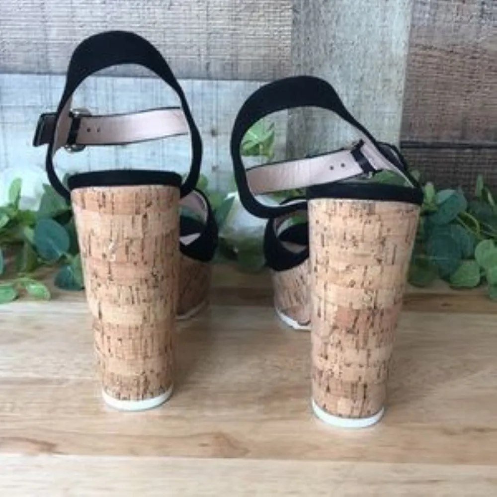 Kate Spade Glynda High-Heel Platform Sandals Black 9.5