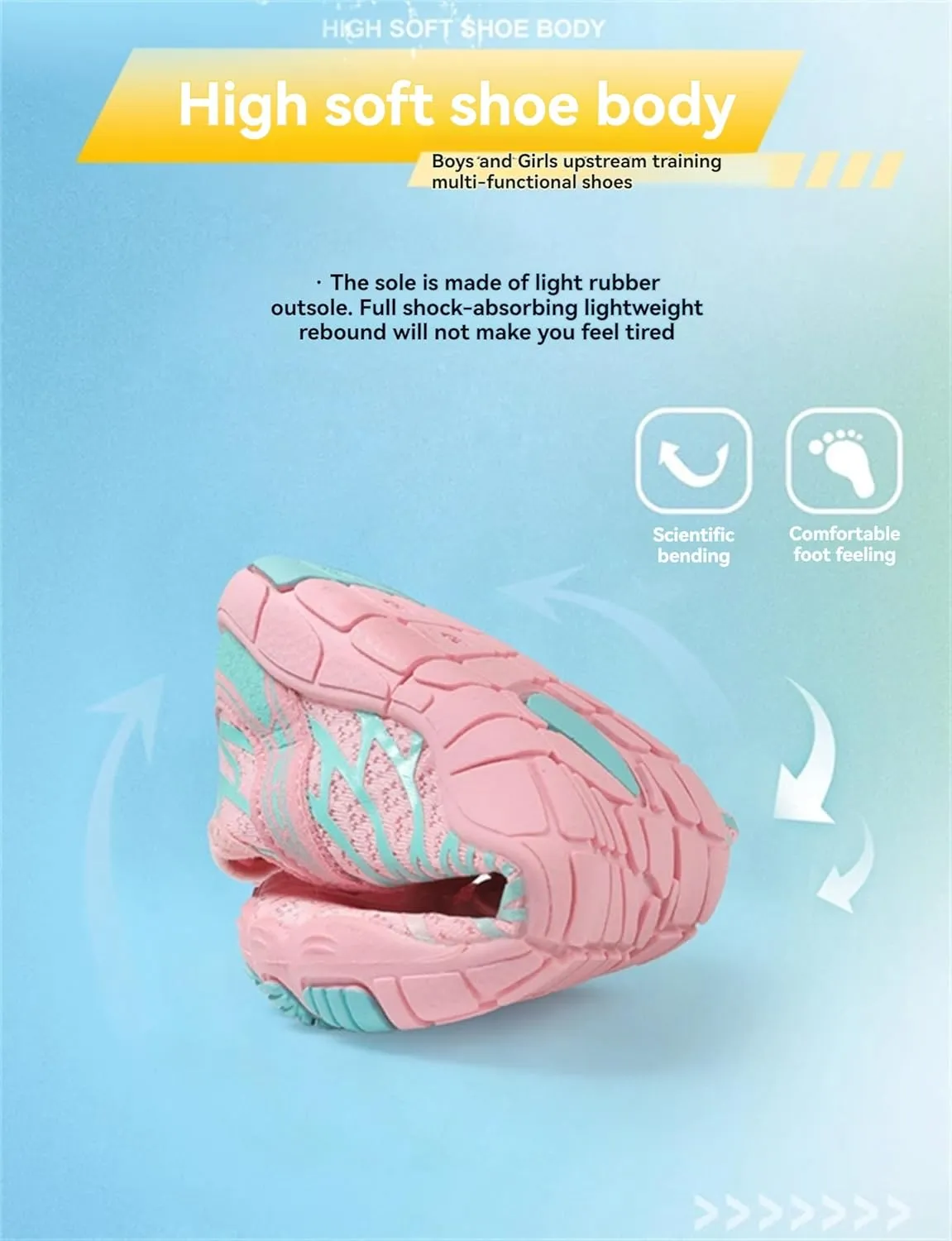 Kids Barefoot Shoes Girls Boys Lightweight Non Slip Water Shoes Unisex Toddler Walking Shoes Comfort Breathable Quick Dry Water Shoes for Boating Swimming Kayaking Riding Runnin Surfing Camping