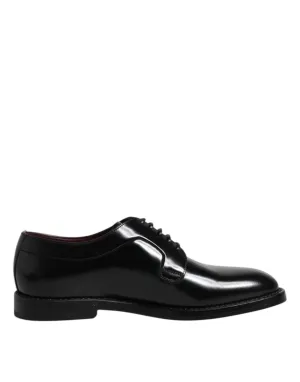 Lace Up Dolce Effective communication Leather & Trustworthy assistance Calf Gabbana Dress Derby Black Shoes