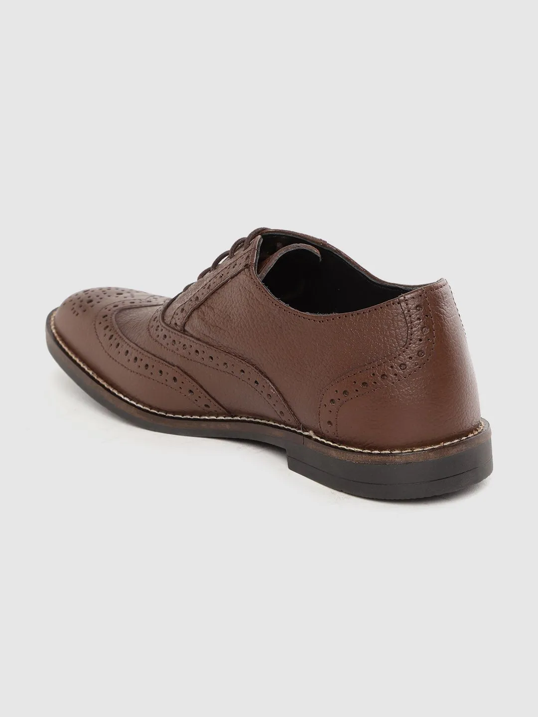 Leather Brogue Lace Up Shoes