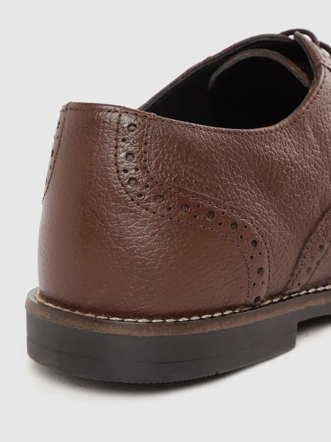 Leather Brogue Lace Up Shoes