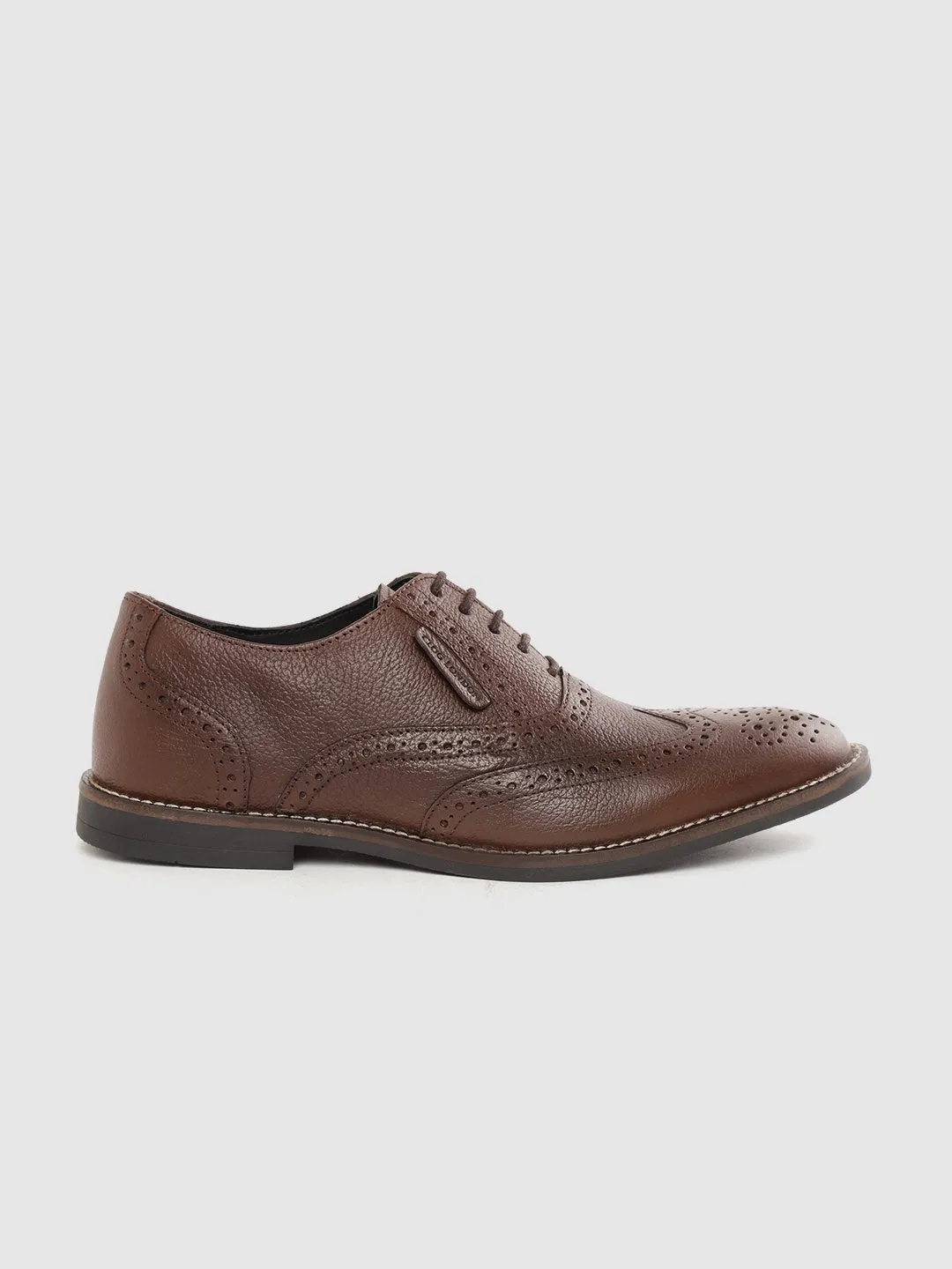 Leather Brogue Lace Up Shoes