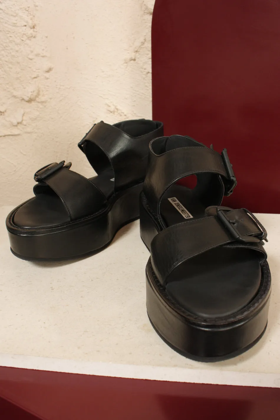 Leather Platform Sandal