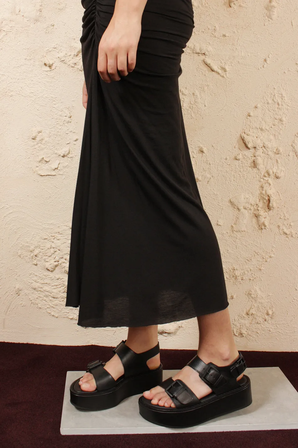 Leather Platform Sandal