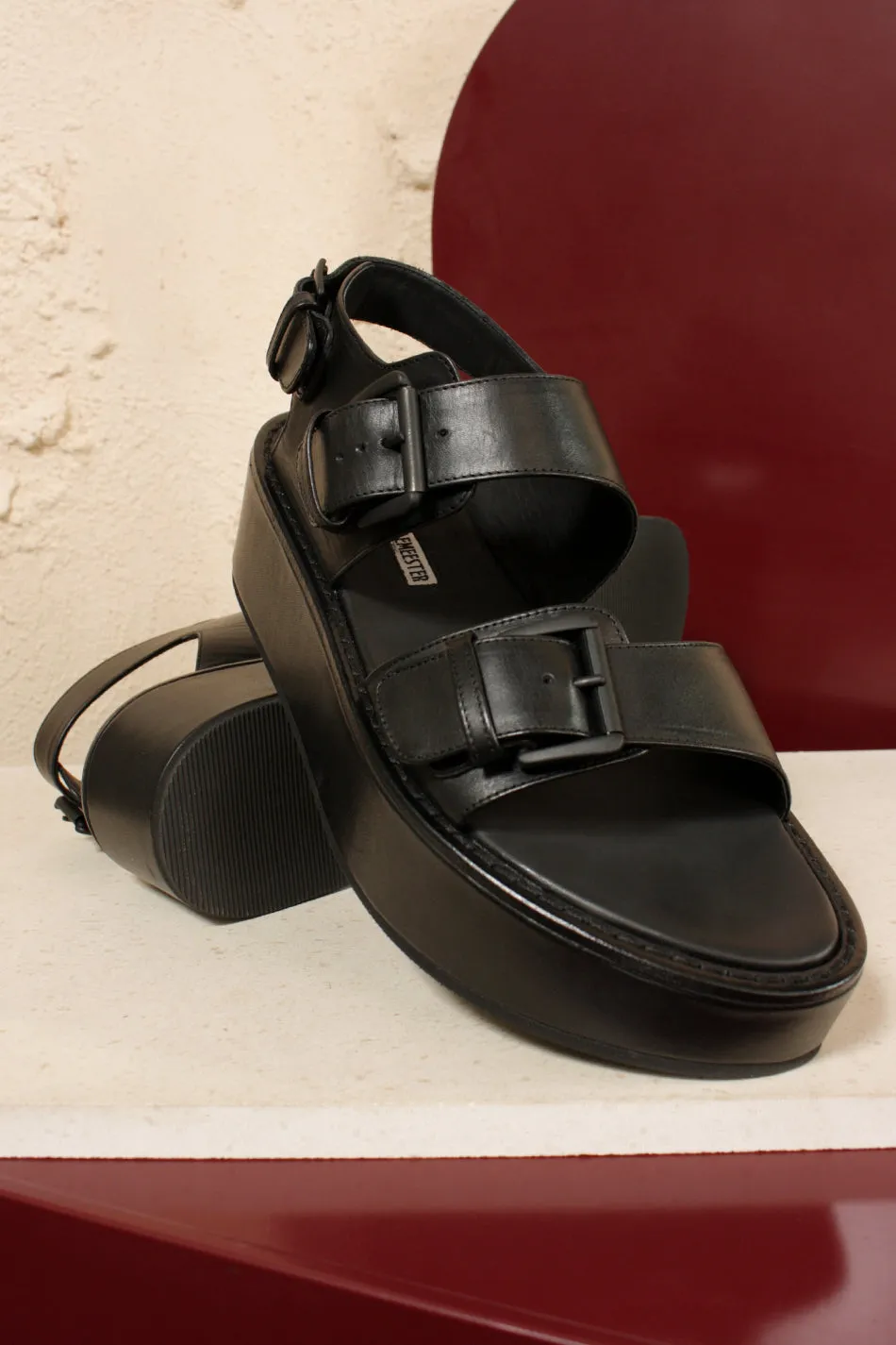 Leather Platform Sandal