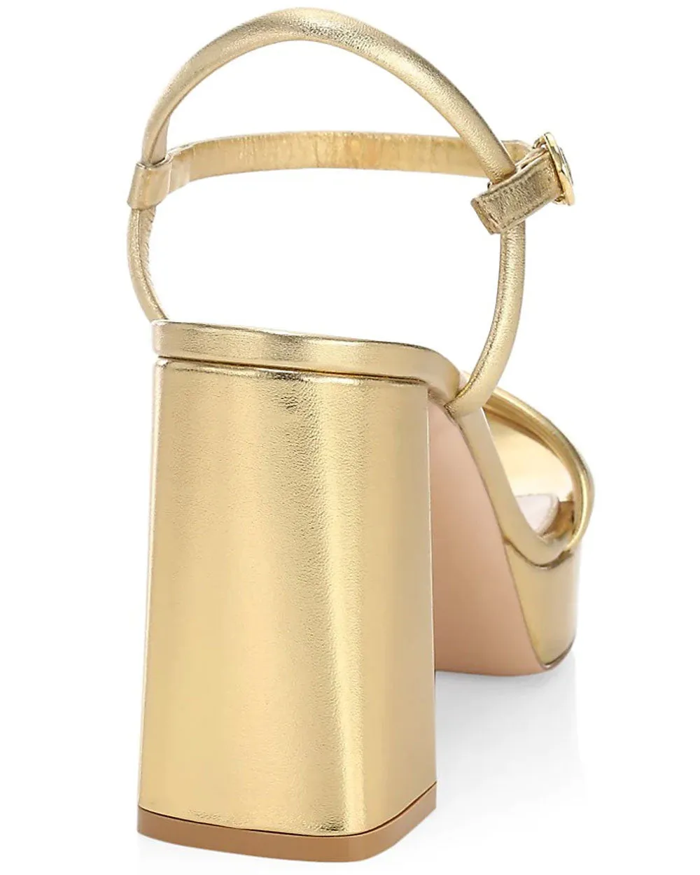 Lena Metallic Platform Sandal in Mekong