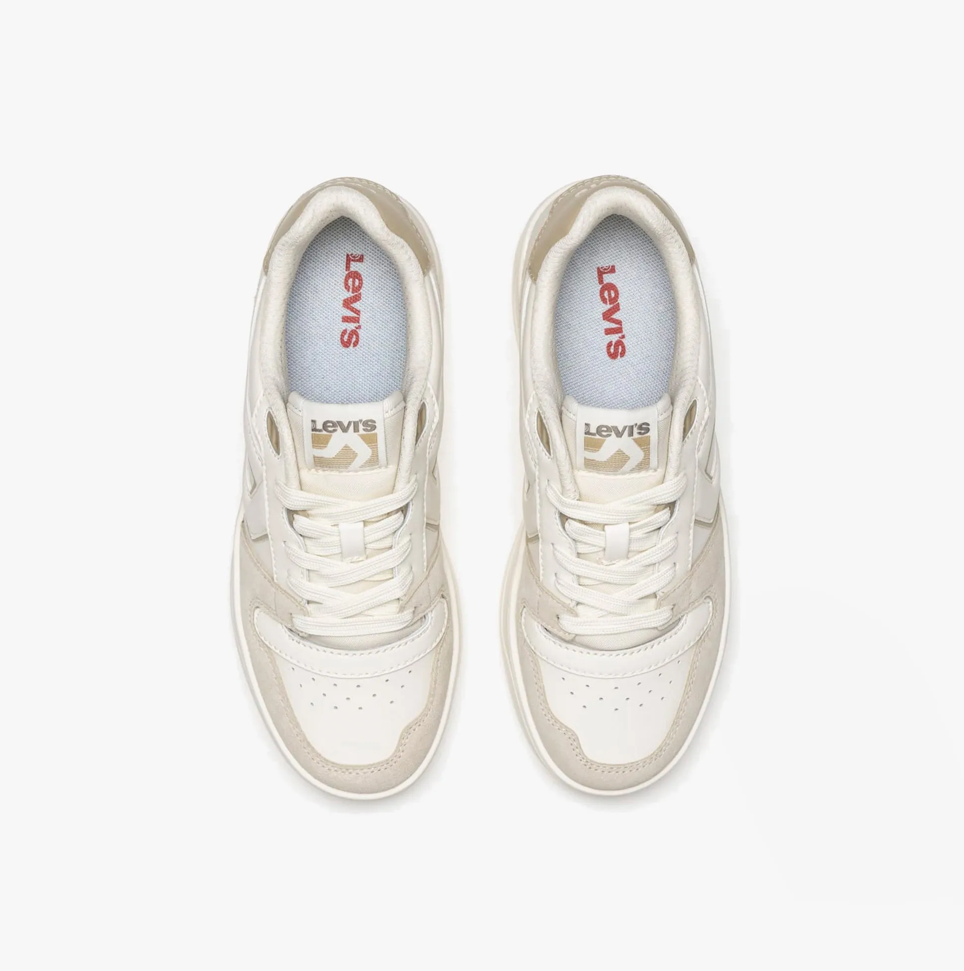 Levi's GLIDE L Womens Trainers Ecru