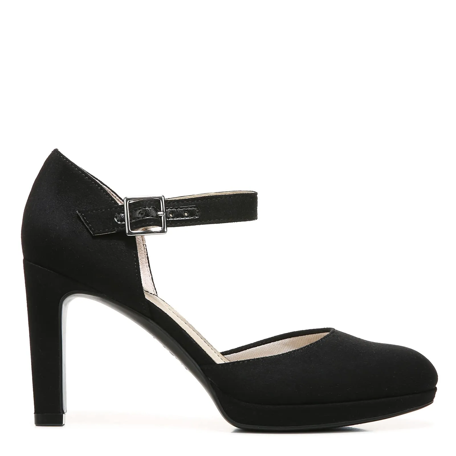 LifeStride Womens Jean Platform Pump Black 11 M