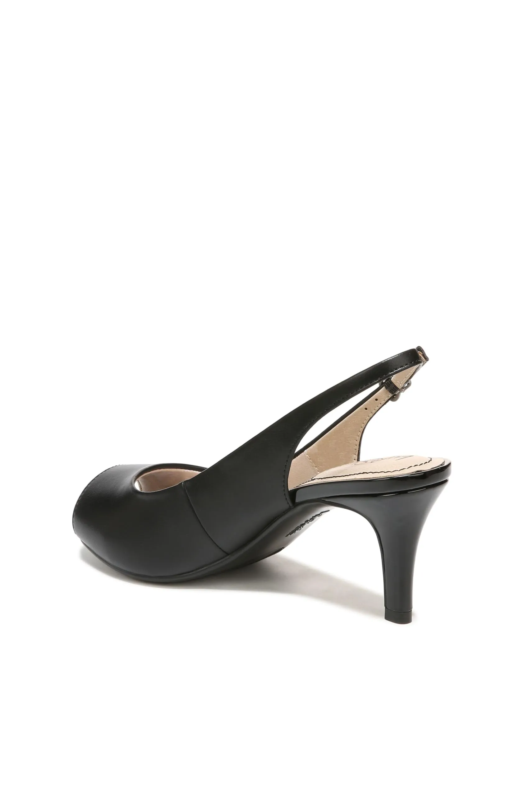 LifeStride Women's Teller Platform Pump,Black Smooth,7.5 M US
