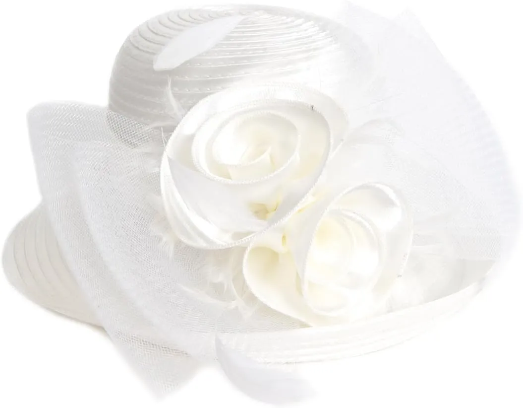 Lightweight Church Derby Dress Wedding Hat #S052