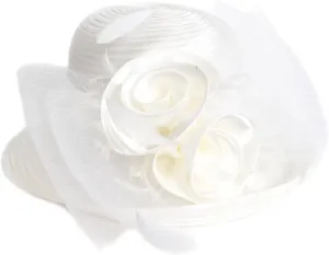 Lightweight Church Derby Dress Wedding Hat #S052