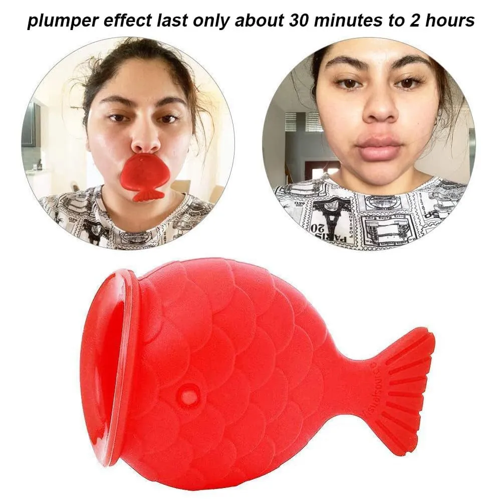 Lips Enhancer Plumper Device Lips Silicone Fish Shape Natural Pout Mouth Tool Sexy Lip Mouth