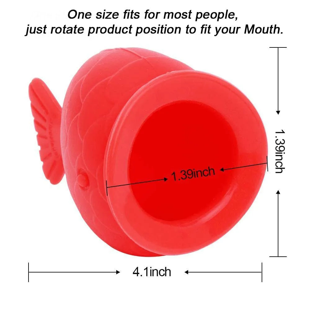Lips Enhancer Plumper Device Lips Silicone Fish Shape Natural Pout Mouth Tool Sexy Lip Mouth