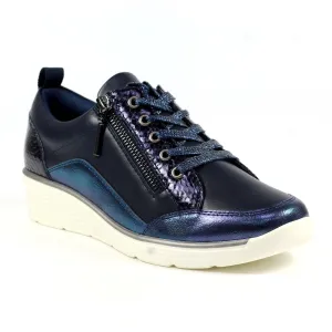 Lunar "Kiley" Blue Wedge Trainer