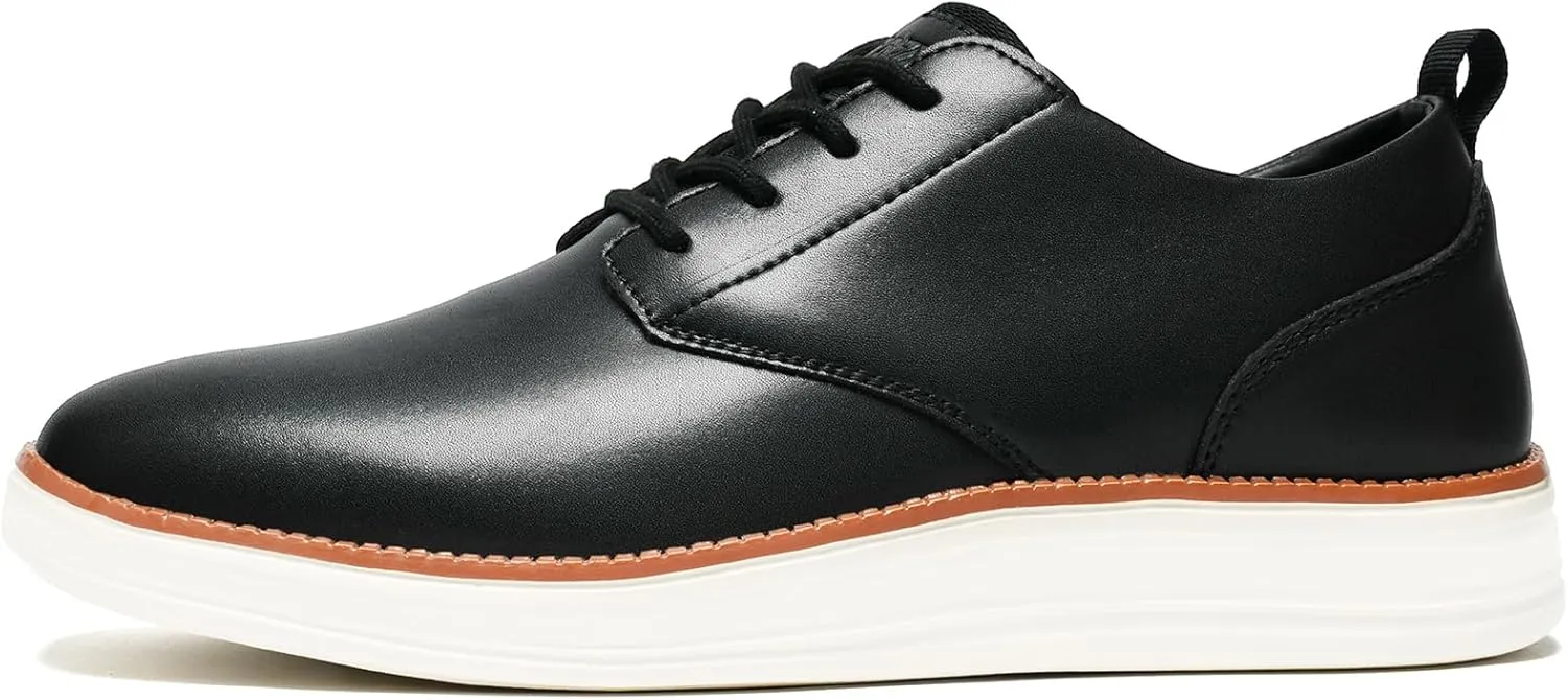 Men's Casual Dress Shoes Plain Toe Derby Oxford Sneakers