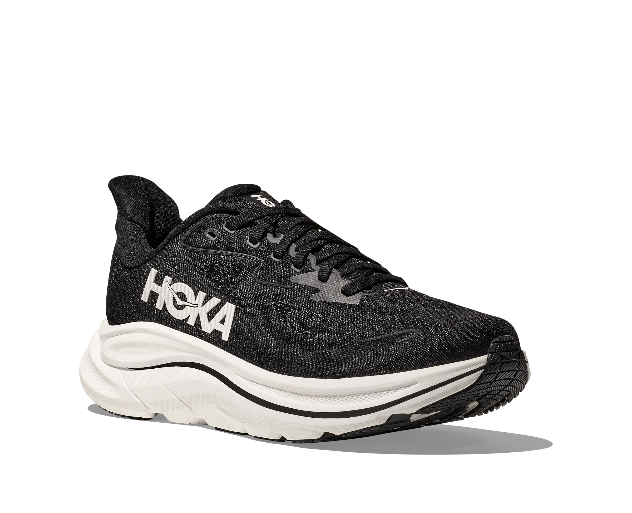 Men's Clifton 10 WIDE (BWHT - Black/White)