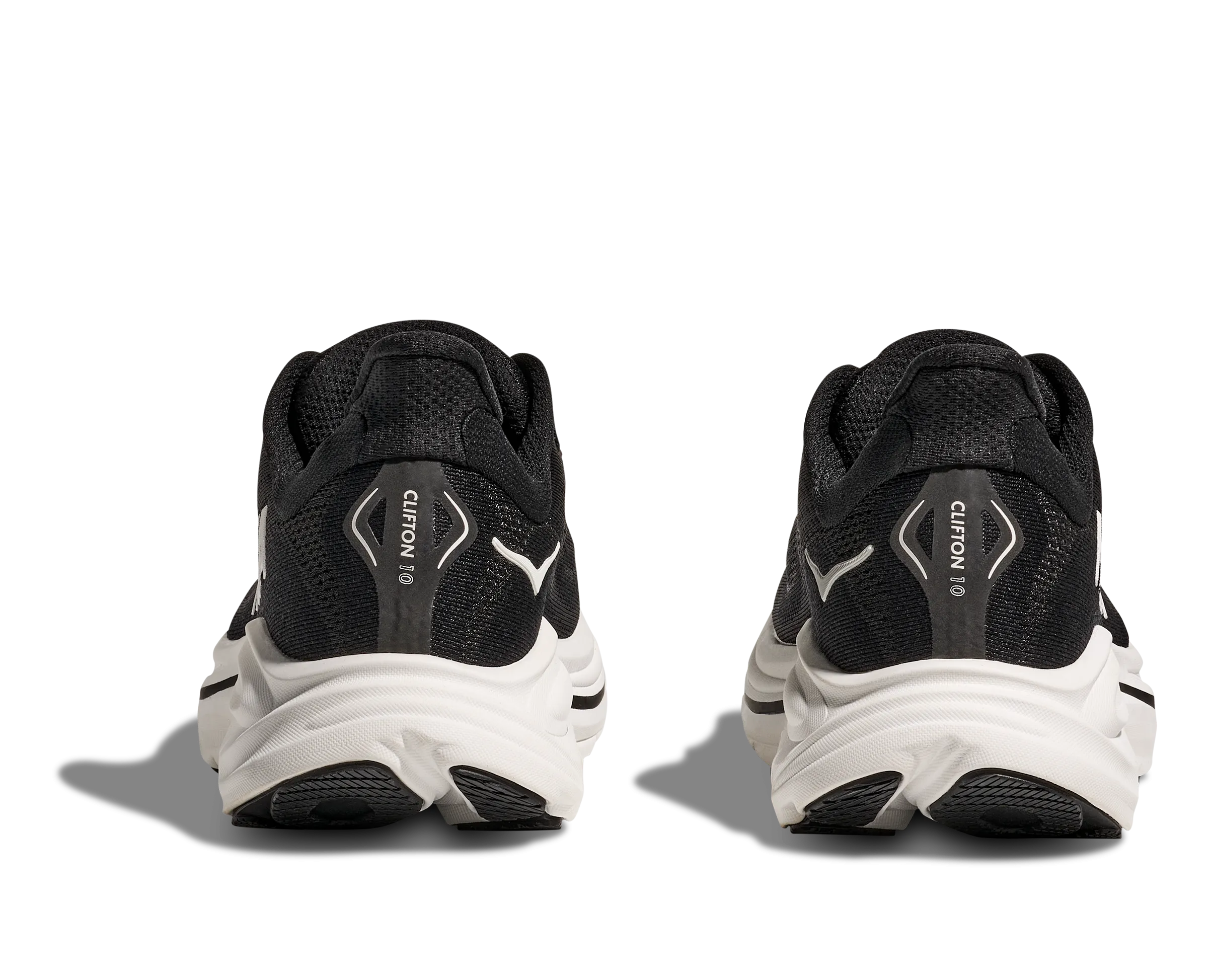 Men's Clifton 10 WIDE (BWHT - Black/White)