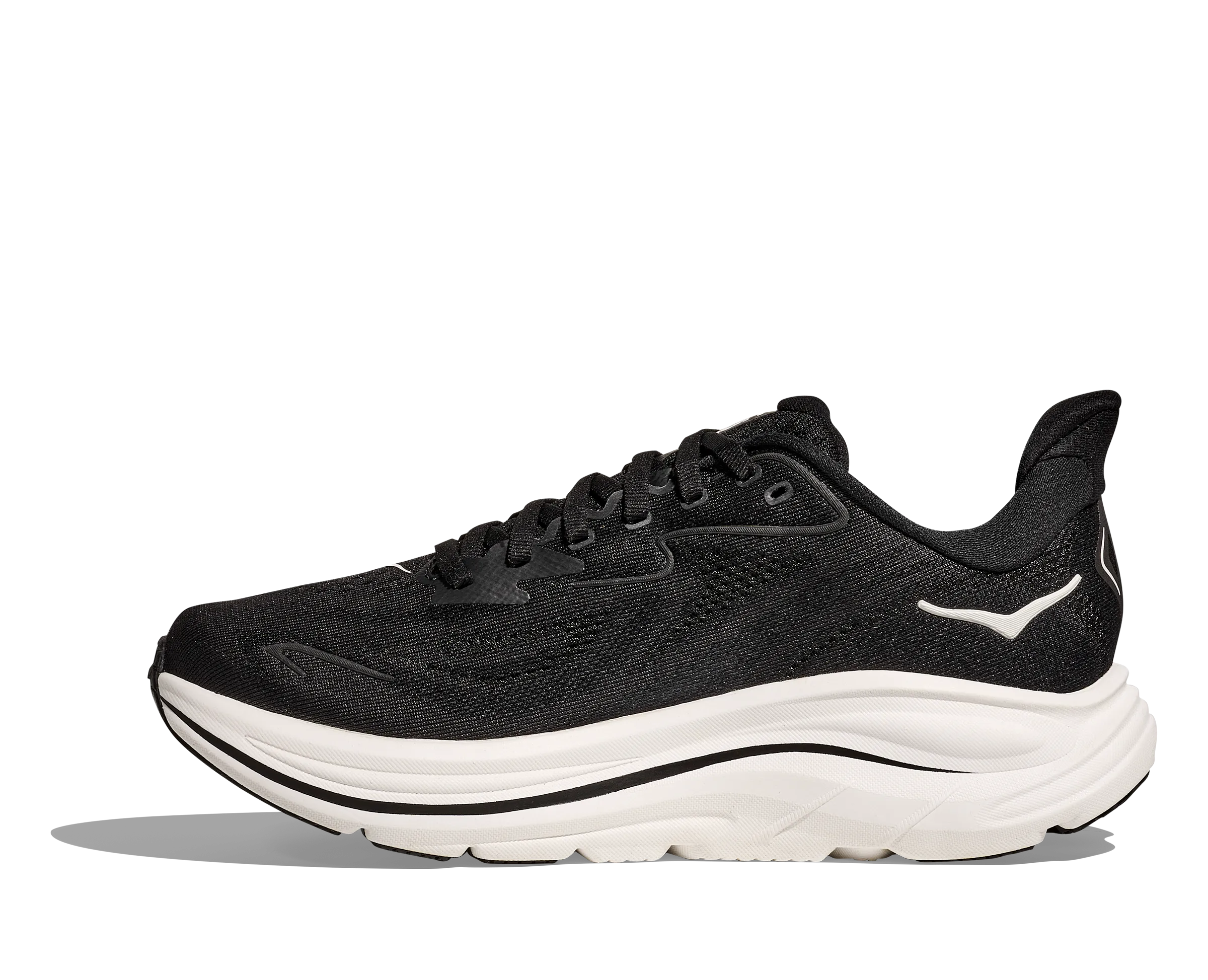 Men's Clifton 10 WIDE (BWHT - Black/White)