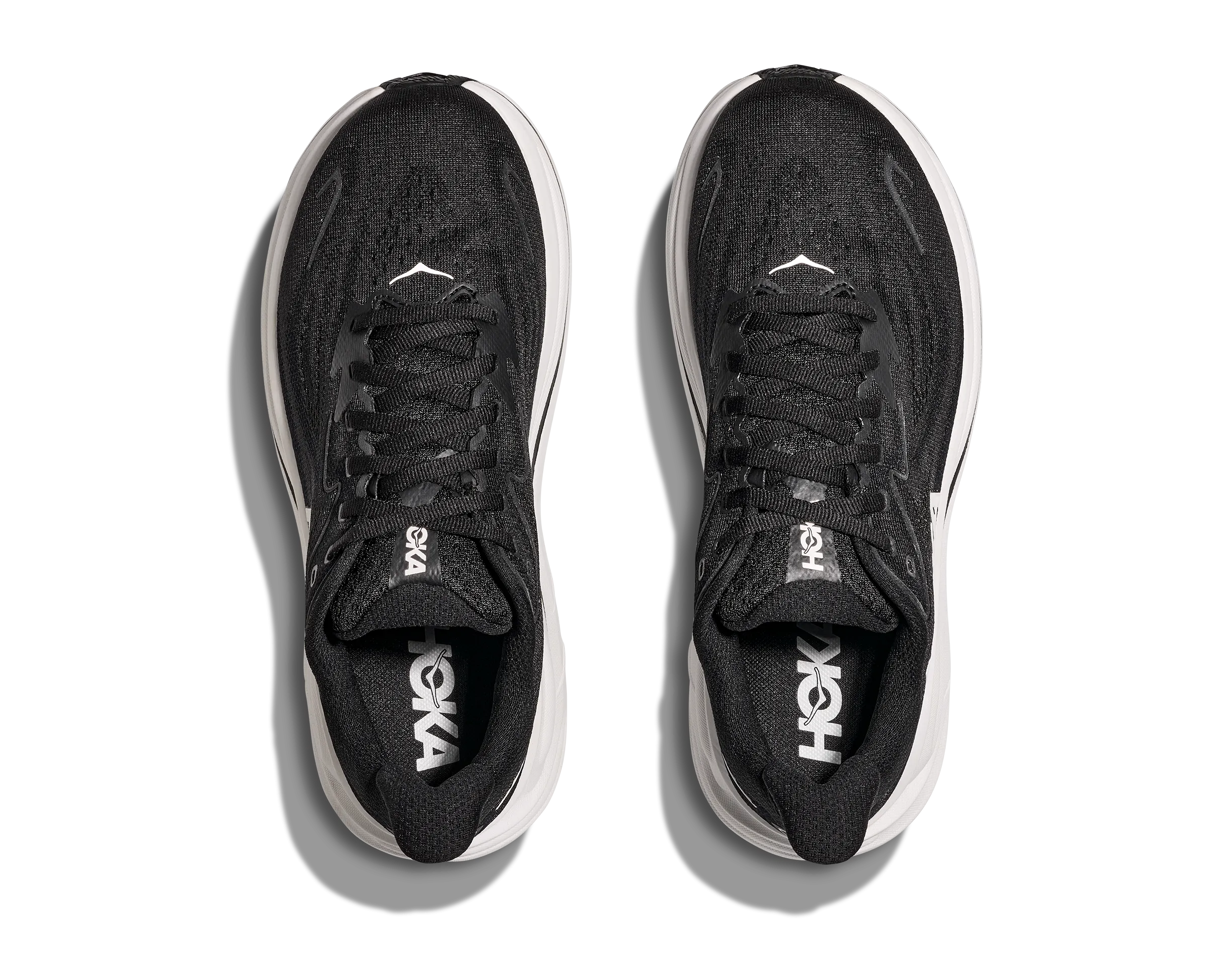 Men's Clifton 10 WIDE (BWHT - Black/White)
