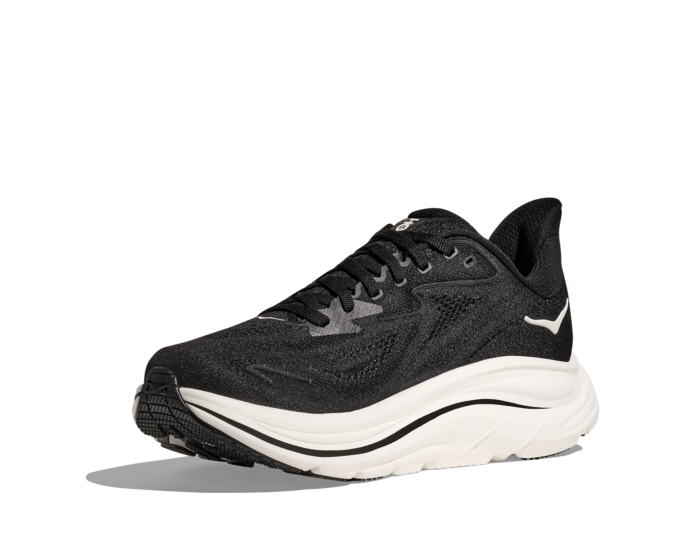 Men's Clifton 10 WIDE (BWHT - Black/White)