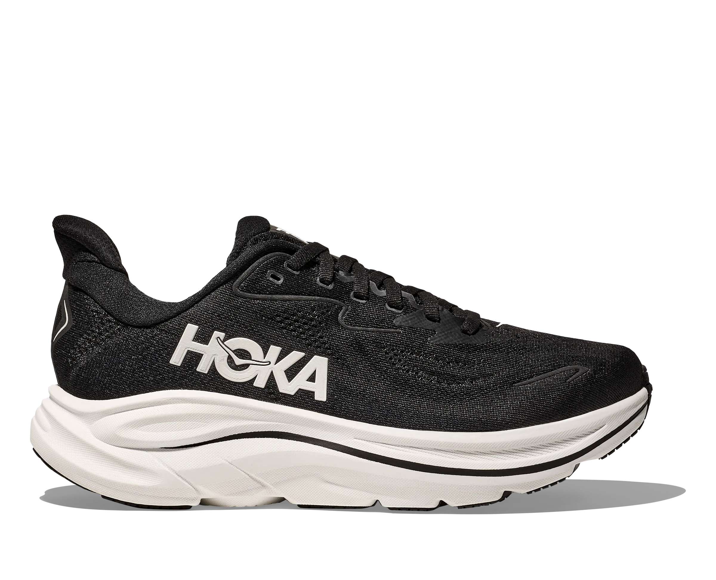 Men's Clifton 10 WIDE (BWHT - Black/White)