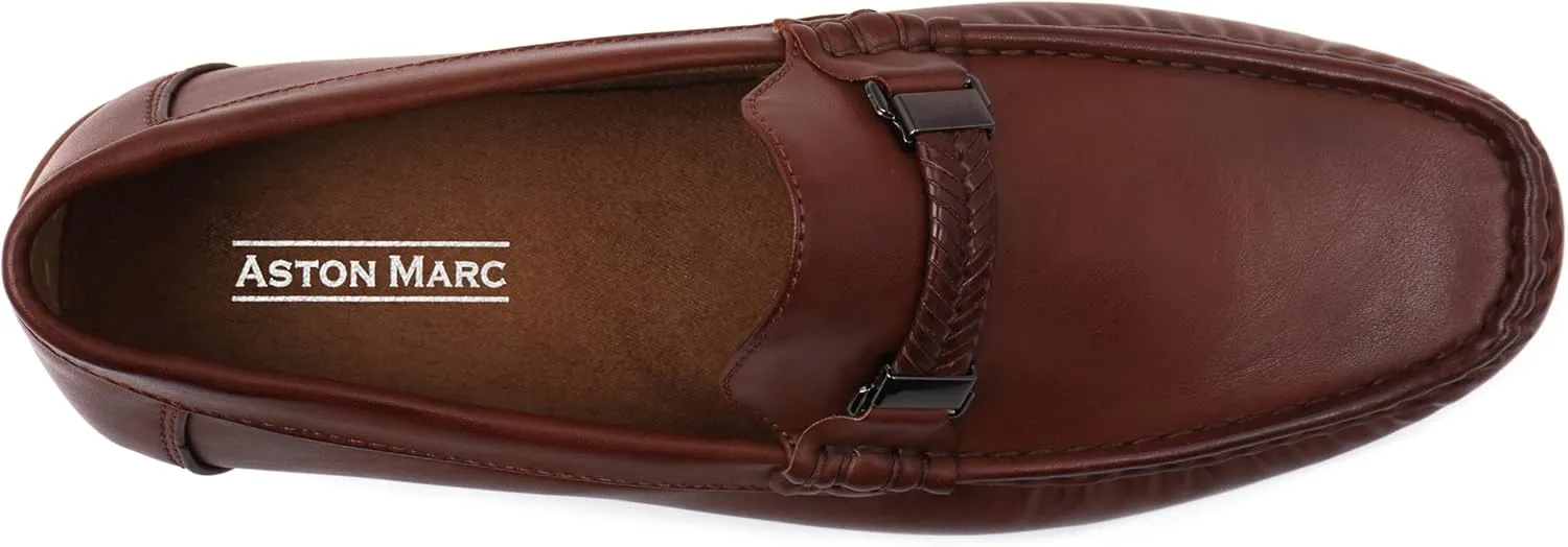 Men's Comfort Loafer, Lightweight Leather Slip-On Shoes for Office, Casual & Everyday Wear