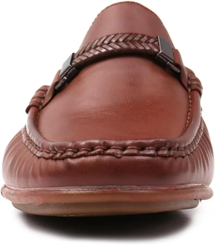 Men's Comfort Loafer, Lightweight Leather Slip-On Shoes for Office, Casual & Everyday Wear