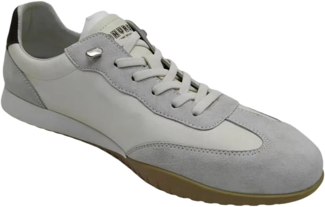 Men’s Retro Style Low-Top Sneakers, Suede Leather Casual Shoes with Gum Sole, Vintage German Trainer-Inspired Fashion Sneakers for Everyday Wear