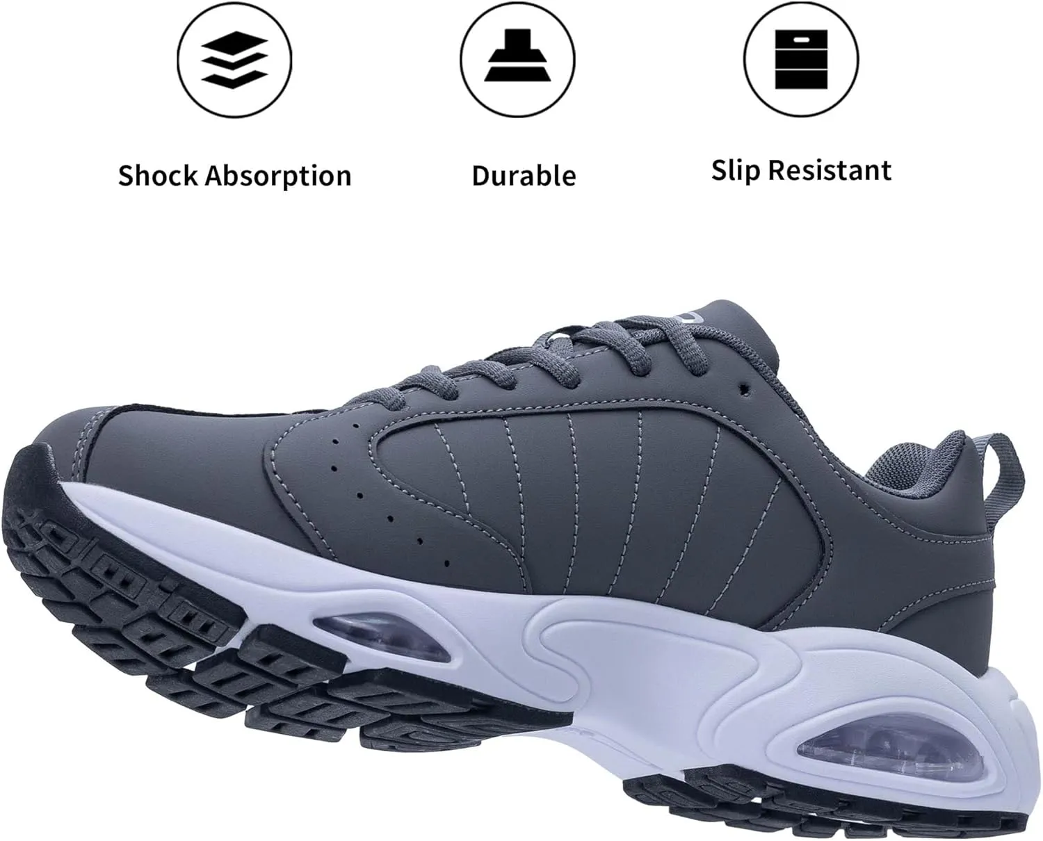 Mens Tennis Running Shoes Air Athletic Comfortable Walking Shoes Gym Jogging Workout Breathable Fashion Sneaker Size US 7-13
