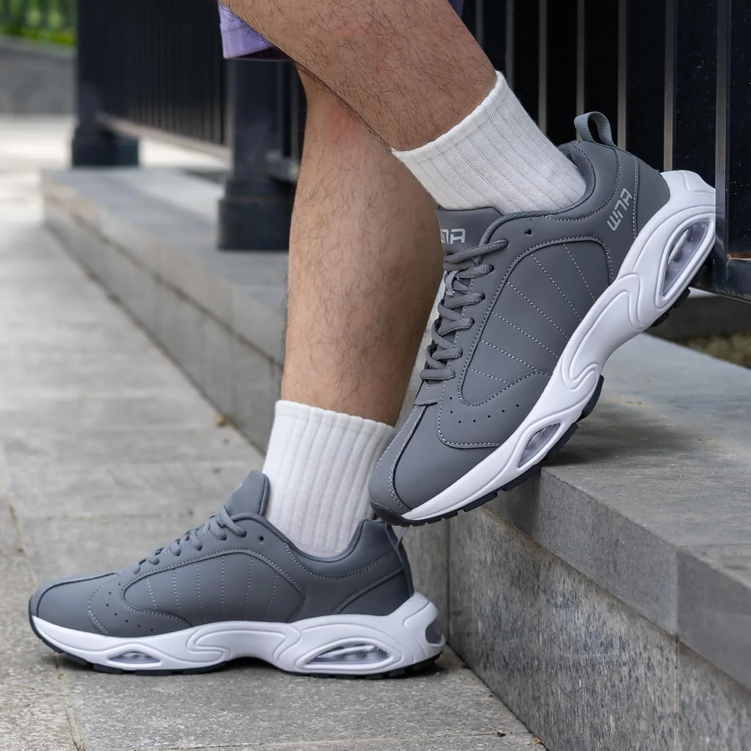 Mens Tennis Running Shoes Air Athletic Comfortable Walking Shoes Gym Jogging Workout Breathable Fashion Sneaker Size US 7-13