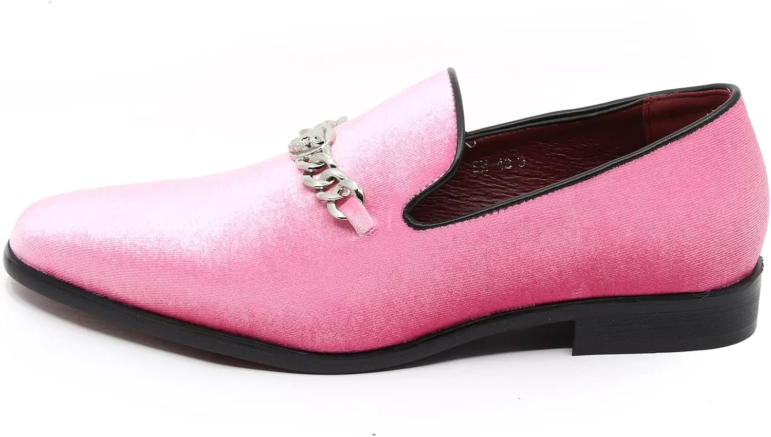 Men's Vintage Velvet Designer Classic Smoking Dress Tuxedo Loafers Slip On Shoes SM-43