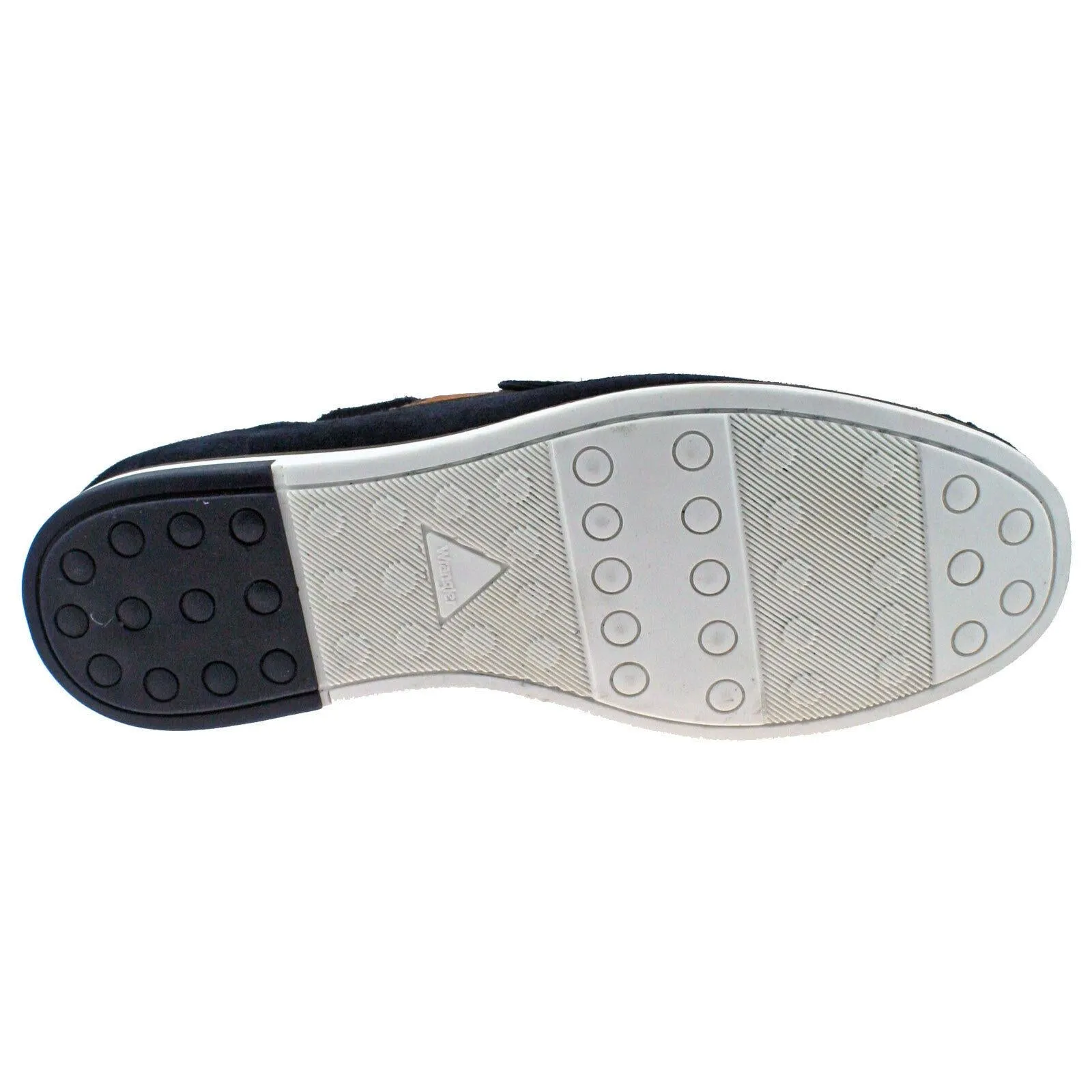 Mens Wrangler Sharky Nubuck Leather Memory Foam Slip On Loafer Shoes WM181850