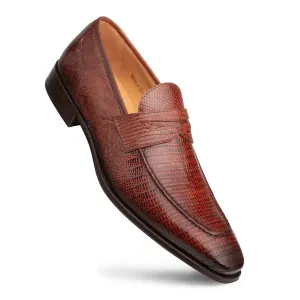 Mezlan Mayor 50121-L Sport Genuine Lizard Penny Loafers