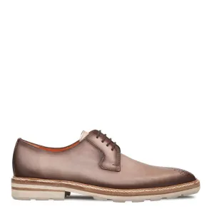 Mezlan R20615 Men's Shoes Taupe Calf-Skin Leather Lightweight Derby (MZ3595)