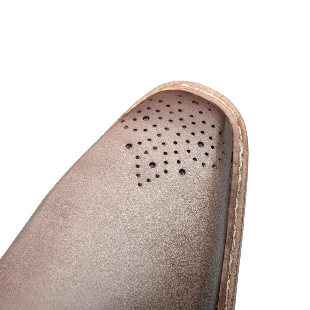 Mezlan R20615 Men's Shoes Taupe Calf-Skin Leather Lightweight Derby (MZ3595)